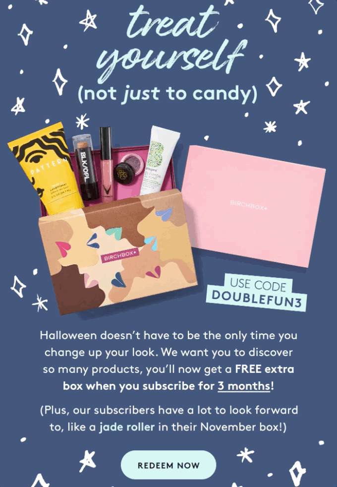 Birchbox Email Subject Line