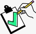 An illustration of a checkmark being drawn on a clipboard. An illustration of a checkmark being drawn on a clipboard.