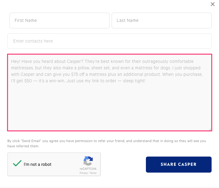 48 Casper_s Prewritten Email