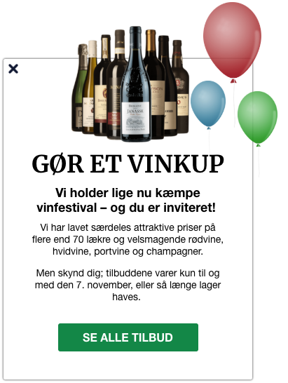 Jysk Vin Limited Time Popup