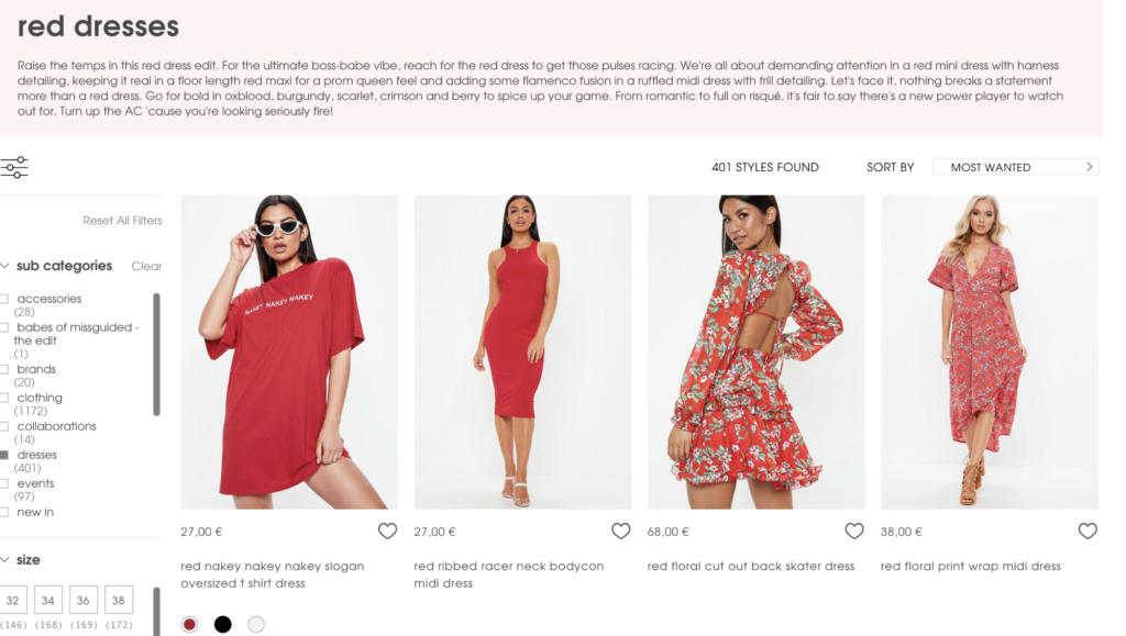Red Dresses